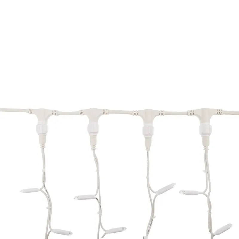 Гирлянда светодиодная Занавес 2х1,5м 360 LED СИНИЙ белый КАУЧУК IP67 постоянное свечение 230В блок в комплекте NEON-NIGHT - Фото 4