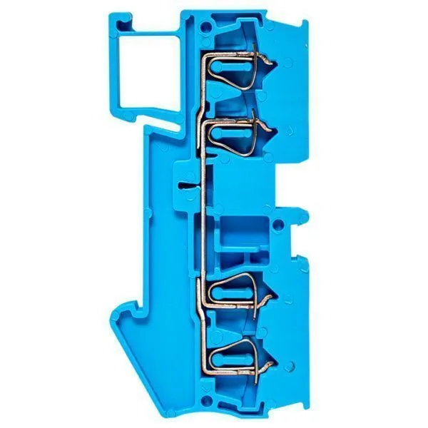 Колодка клеммная пружинная ST-2.5 28А 4 вывода синяя EKF PROxima - Фото 4