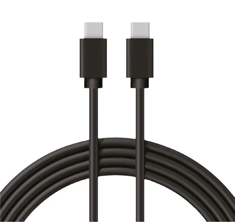 Кабель Type-C - Type-C, 3A, 1м, ПВХ, черный REXANT