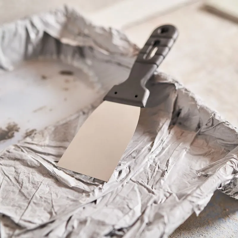 Шпатель 60 мм нержавеющая сталь, пластмассовая ручка REXANT - Фото 2