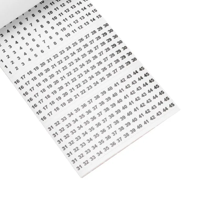Маркеры самоклеящиеся МС-3 (цифры от 1 до 45) REXANT - Фото 2