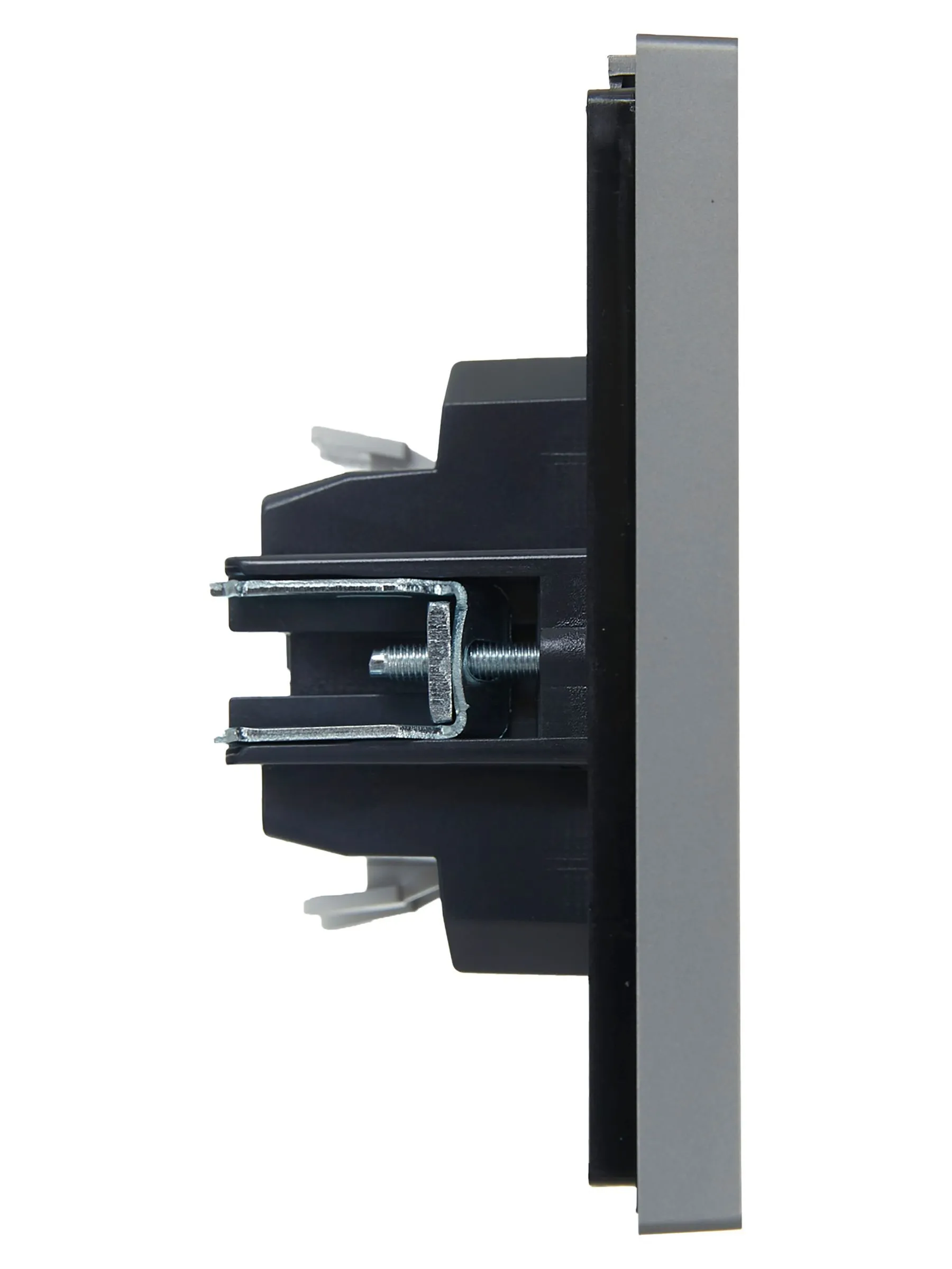 FORTE&PIANO Выключатель 1-клавишный проходной с индикацией 10А FP504 сталь IEK - Фото 4