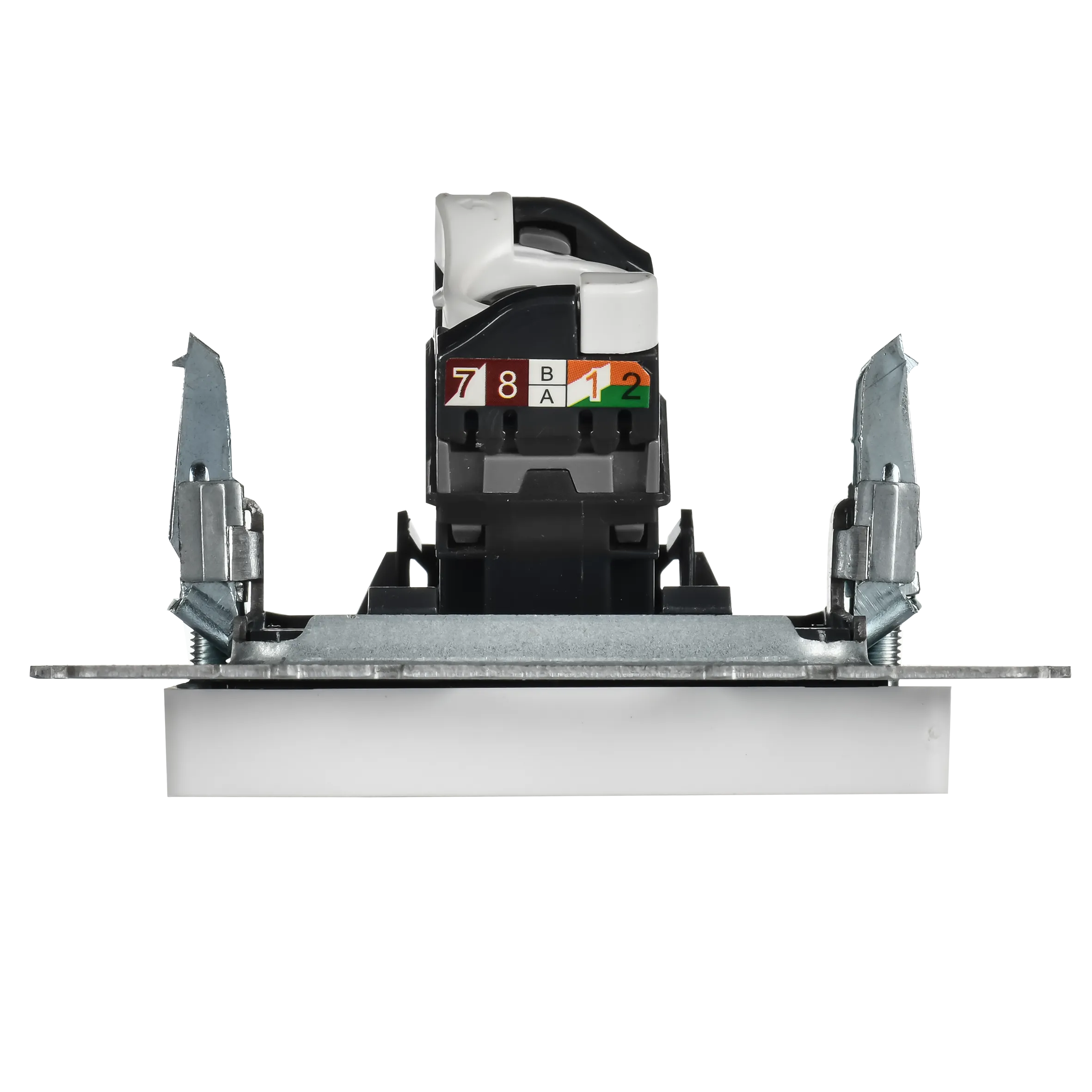 BRITE Розетка компьютерная RJ45 кат.6 РК11-БрАБ арктический белый IEK - Фото 4