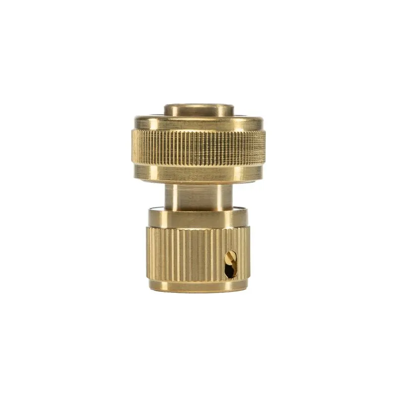 Коннектор для шланга латунный, быстросъемный, 3/4" ЧЕТЫРЕ СЕЗОНА - Фото 2