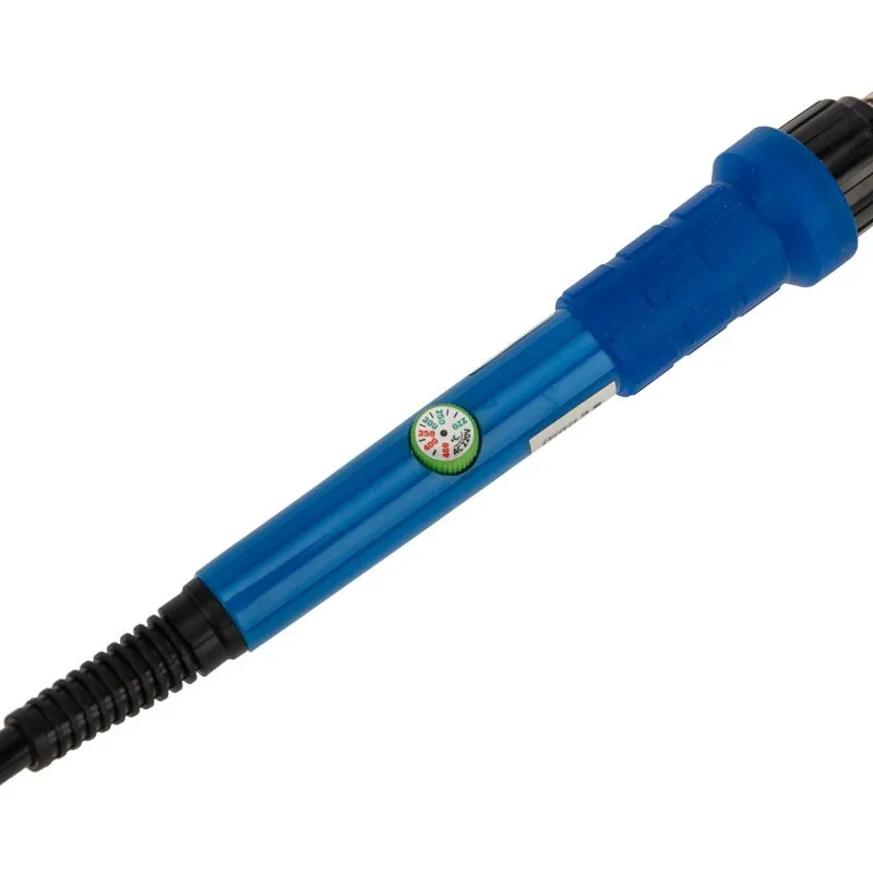 Набор для пайки (паяльник с керамическим нагревателем 60Вт, 220-480°C, подставка с губкой, набор из 5 жал) REXANT - Фото 4