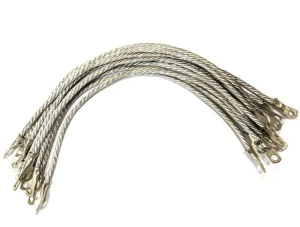 Проводник заземляющий  П-250 S=6 мм (с двумя након.) ЗЭТАРУС