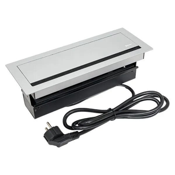 Встраиваемый настольный лючок, 8 модулей, C-Line - Фото 6