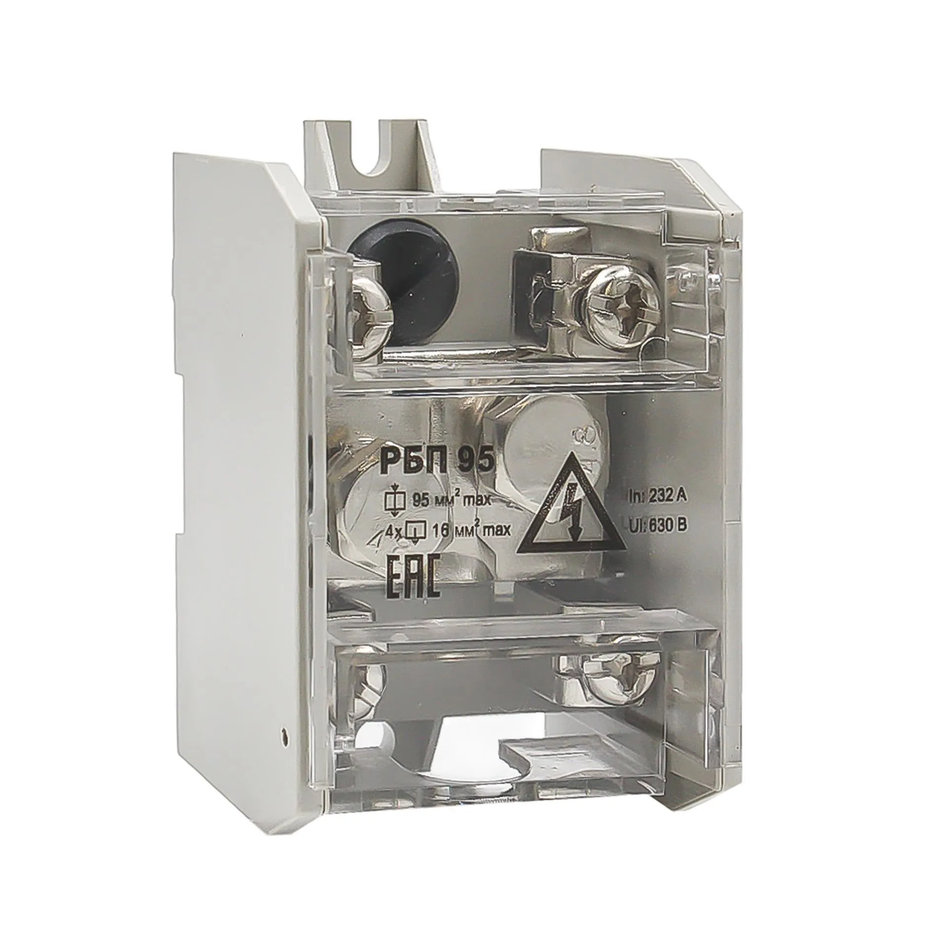 Блок проходной РБП 95 (1х95-4х16 мм2) 232/100А