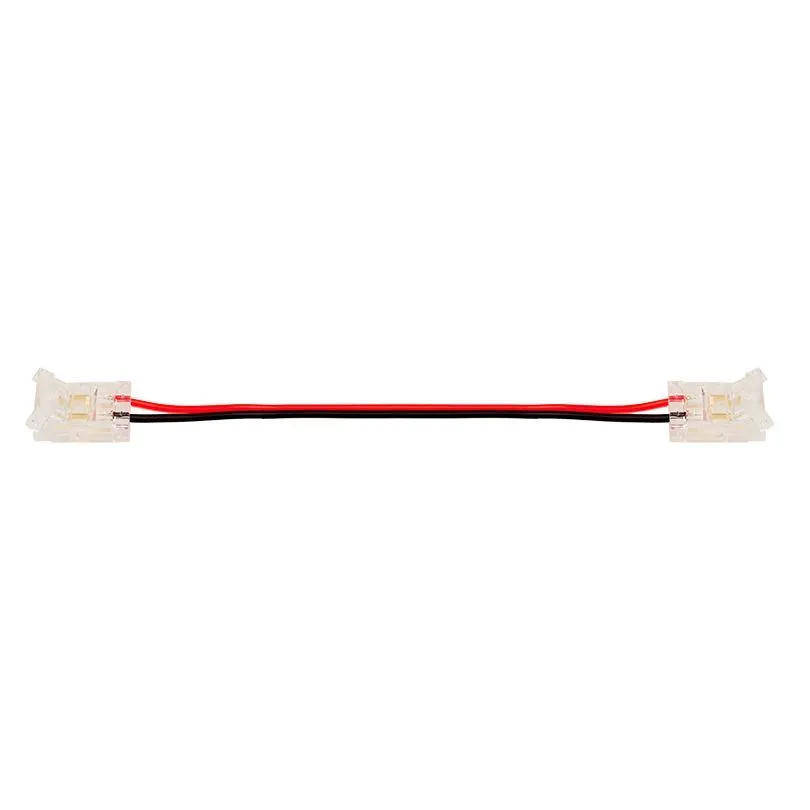Коннектор WOLTA WLS-2PIN-10MM-MONO-2 выводной/последовательный для стабилизированной одноцветной SMD ленты 48В 120лед/м шириной 10мм. Цена за 1 шт., м WLS-2PIN-10MM-MONO-2