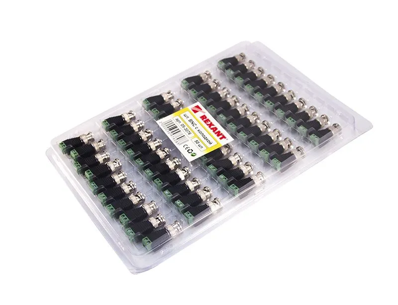 Разъем BNC штекер с клеммной колодкой REXANT - Фото 3