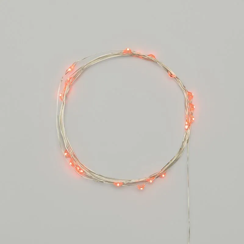 Гирлянда светодиодная Роса 2м, 20LED, КРАСНЫЙ, IP20, 2хCR2032 в комплекте NEON-NIGHT 303-002