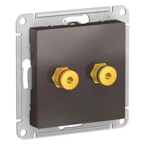 Розетка аудио 2-м AtlasDesign мокко SE ATN000687 1240385
