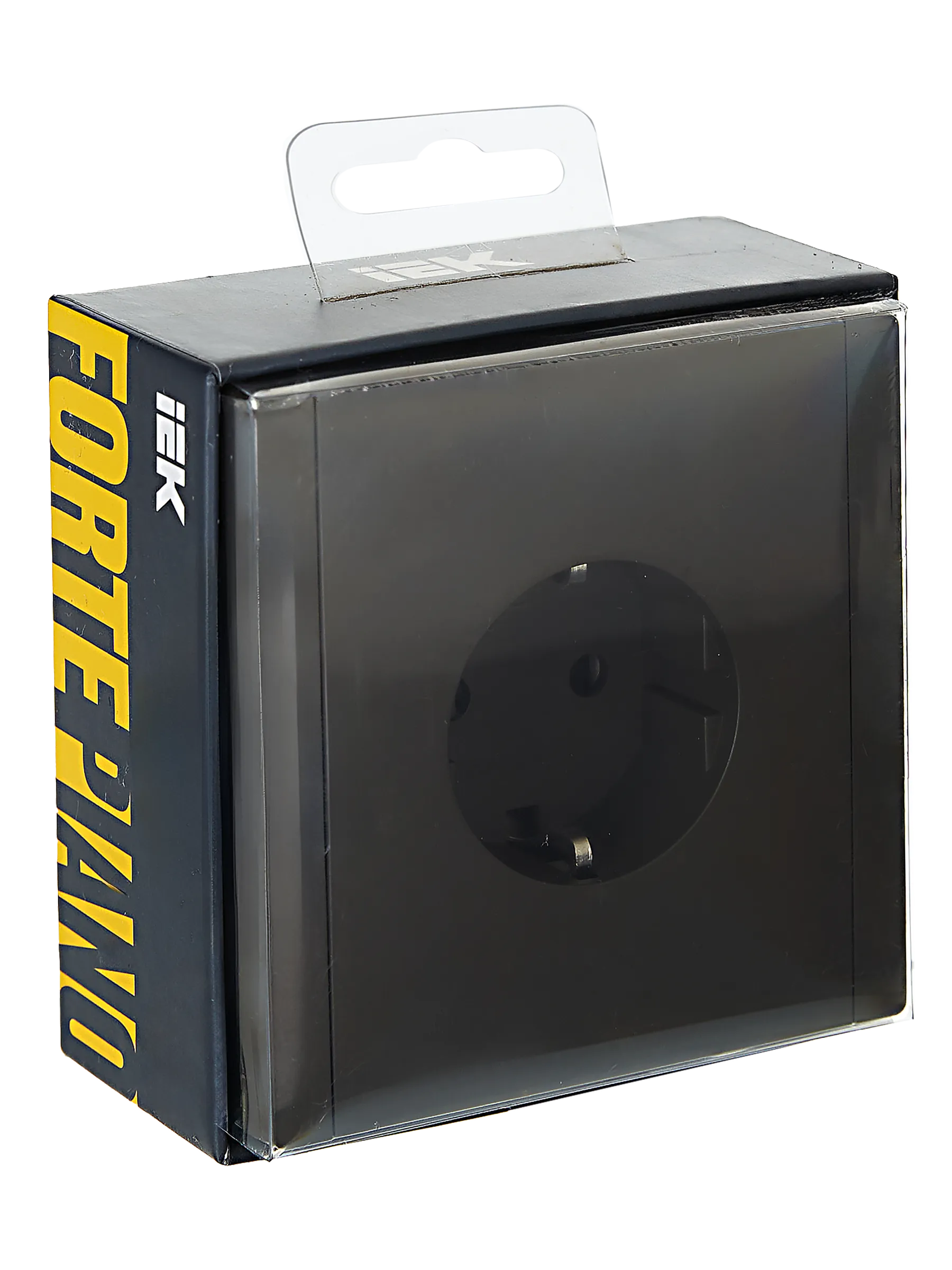 FORTE&PIANO Розетка 1-местная с заземлением без защитных шторок винтовое крепление 16А FP316 серый IEK - Фото 2