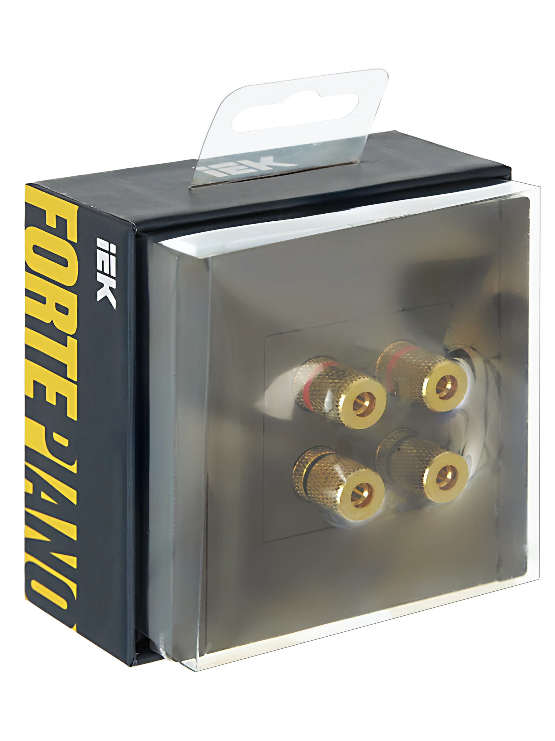 FORTE&PIANO Аудиорозетка 4-местная FP339 серый IEK - Фото 2