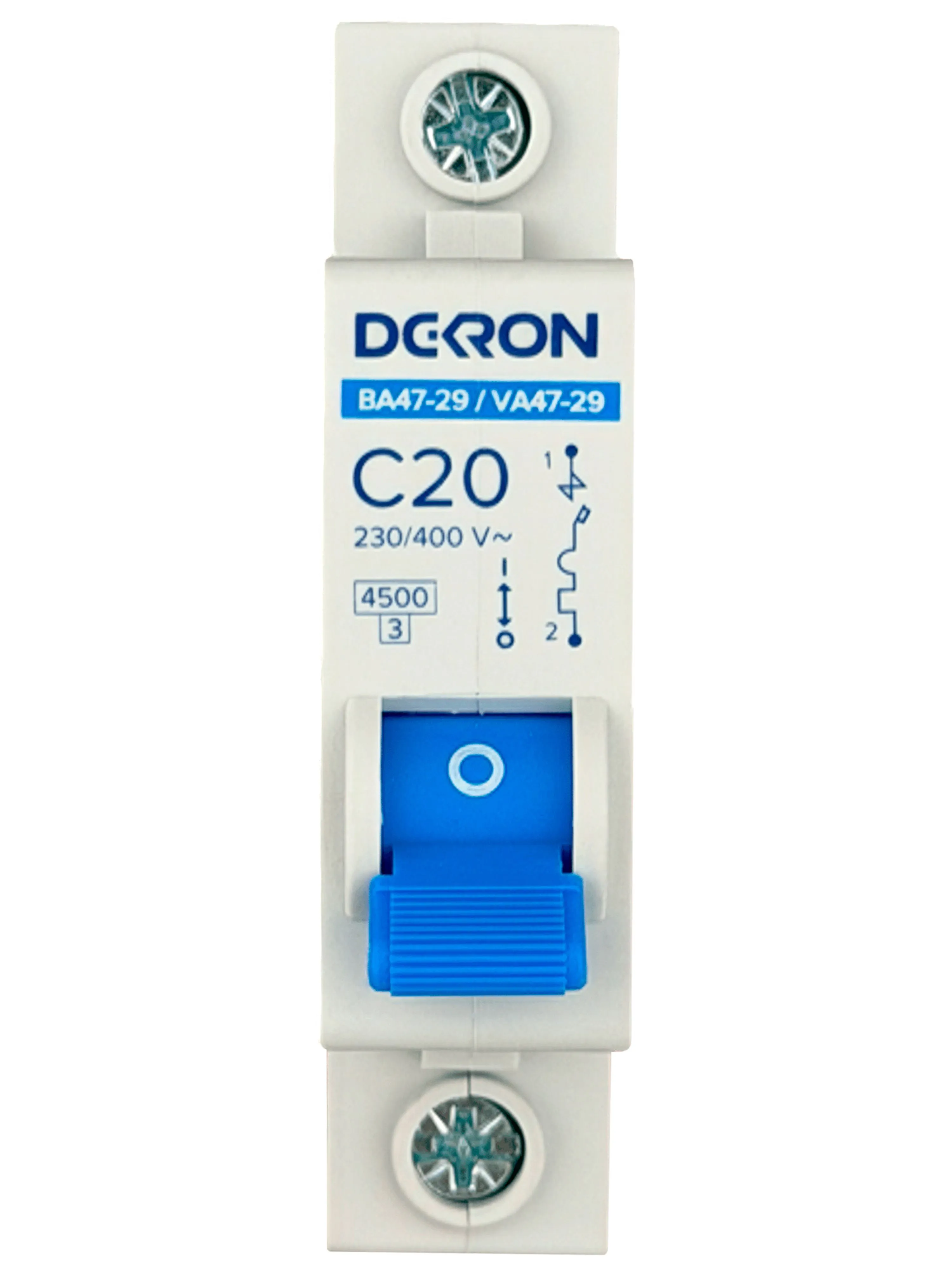 Автоматический выключатель ВА47-29 1P С20A 4,5кА