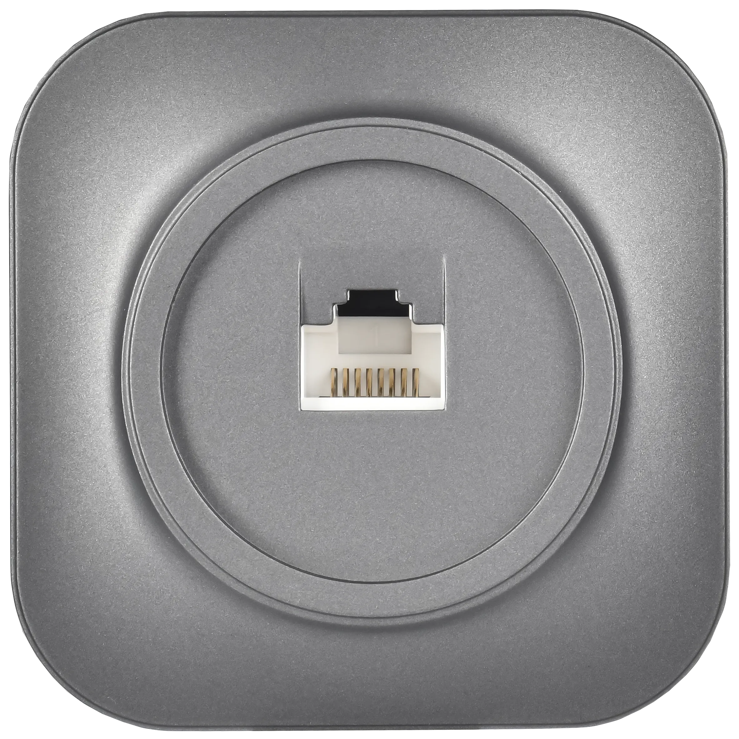 GLORY Розетка для открытой установки компьютерная RJ45 кат.5E РК10-ХСм сталь матовый IEK - Фото 5