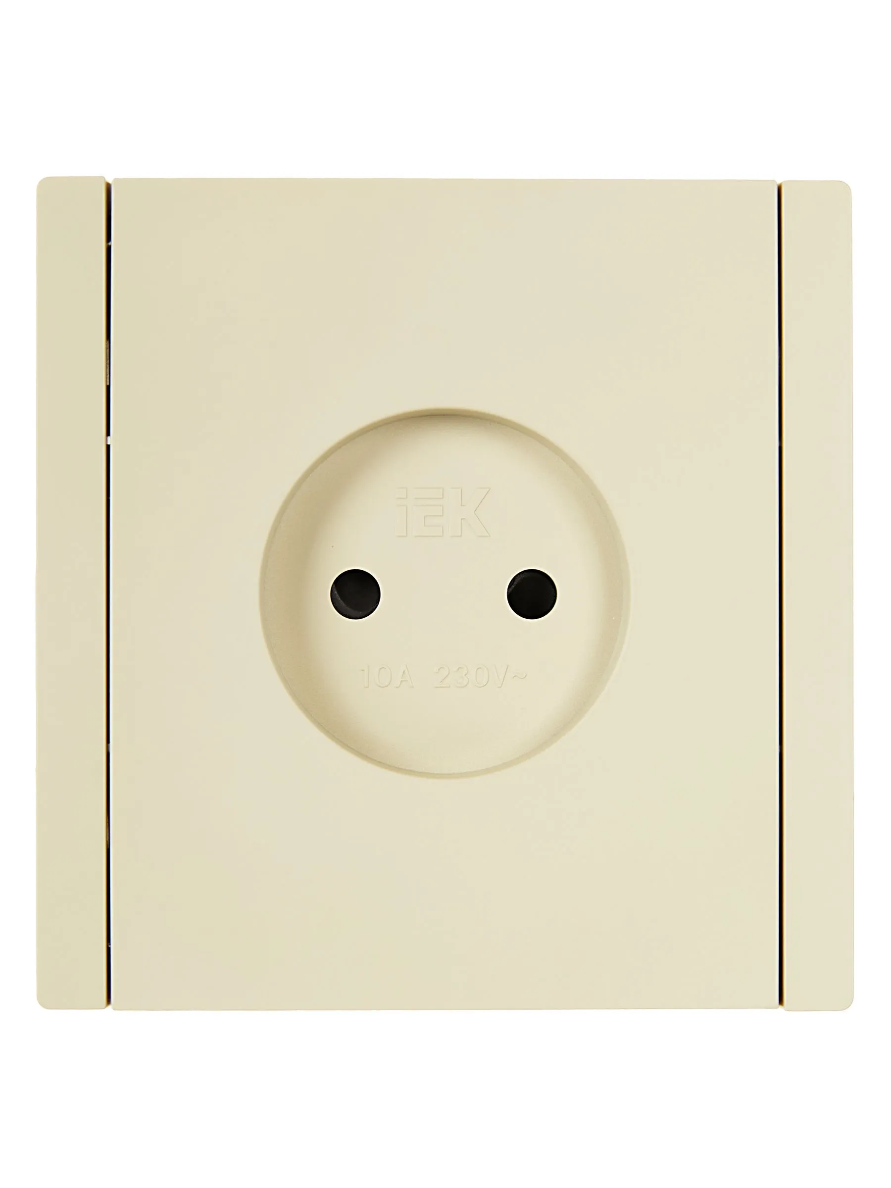 FORTE&PIANO Розетка 1-местная без заземления с защитными шторками винтовое крепление 10А FP417 ваниль IEK - Фото 6