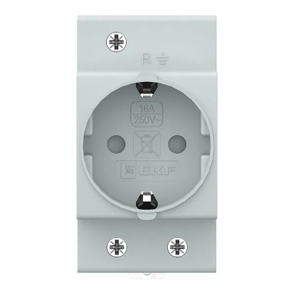 Розетка РДЕ-47 16А (под евро вилку с заземлением) EKF PROxima - Фото 2