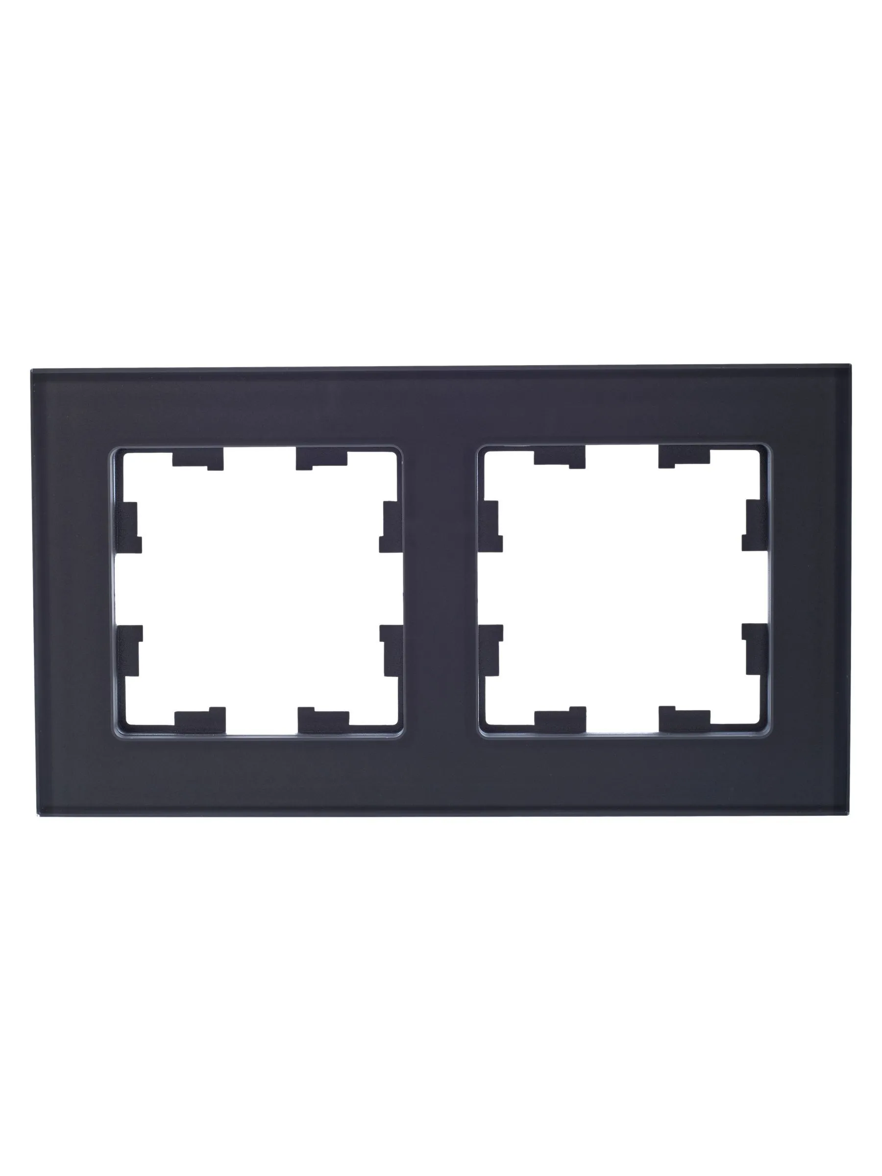 BRITE Рамка 2 -местная РУ-2-2-БрСе стекло серый IEK - Фото 8