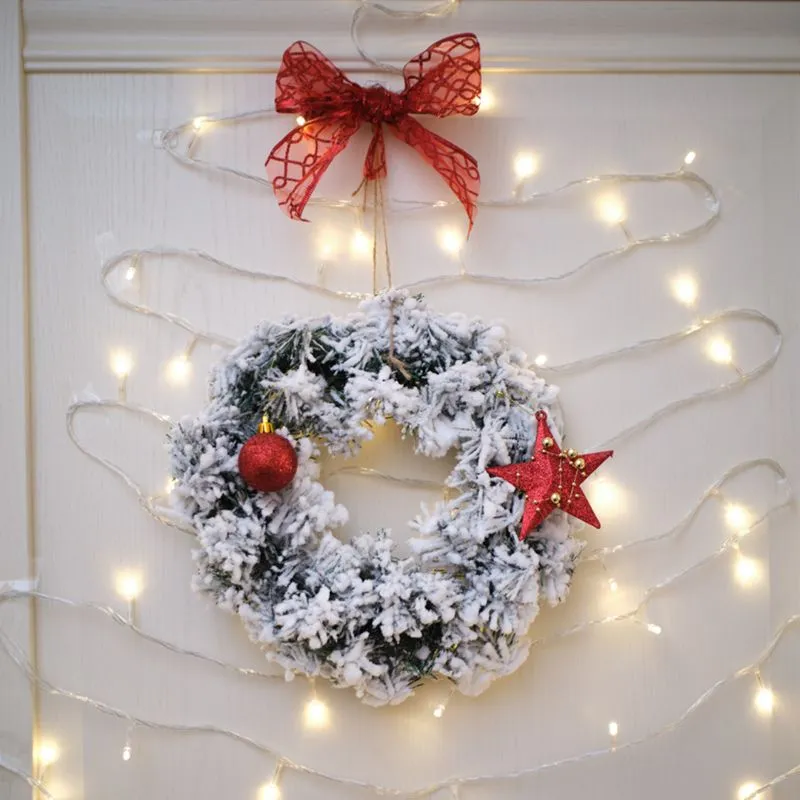 Заснеженный еловый венок NEON-NIGHT Ø 30 см, ПВХ - Фото 2