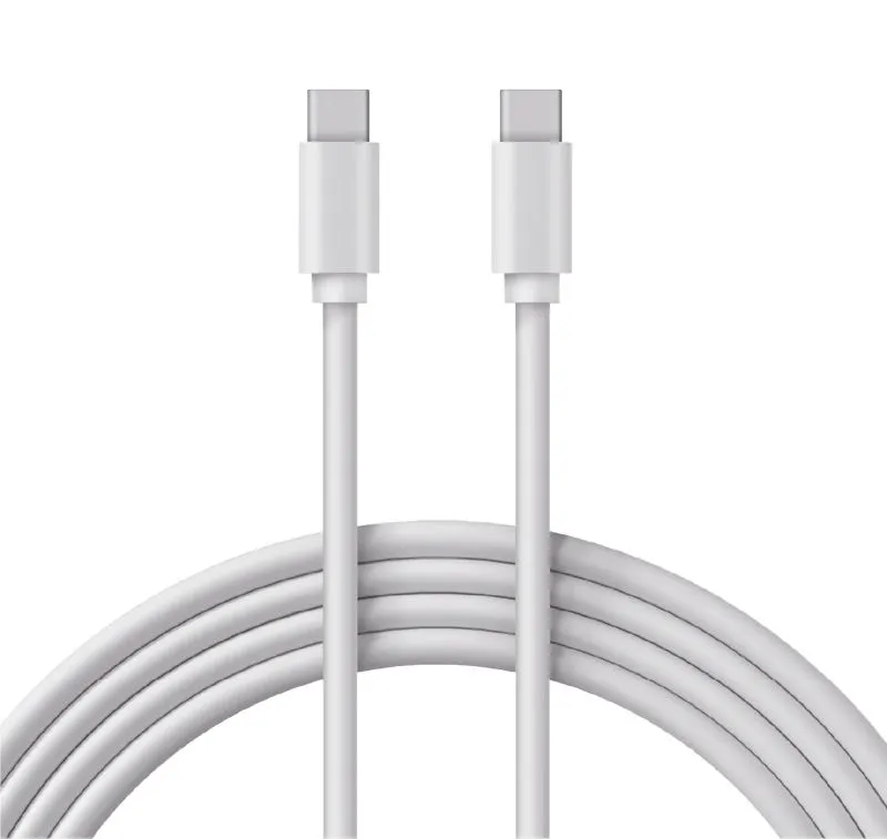 Кабель Type-C - Type-C, 2A, 1м, ПВХ, белый REXANT 18-1833