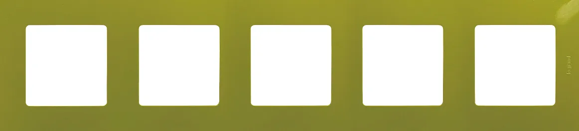 ETIKA Рамка 5-местная зелёный папоротник