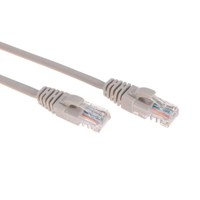 Патч-корд U/UTP, CAT 5e, RJ45-RJ45, 26AWG, LSZH, серый, 2м REXANT - Фото 3