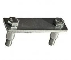 Держатель полосы 50 мм с резьбовыми заклёпками L-100мм