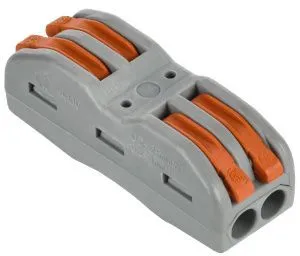 Строительно-монтажная клемма СМК 222-4122 проходная (4шт/упак) IEK UKZ20-4122-004