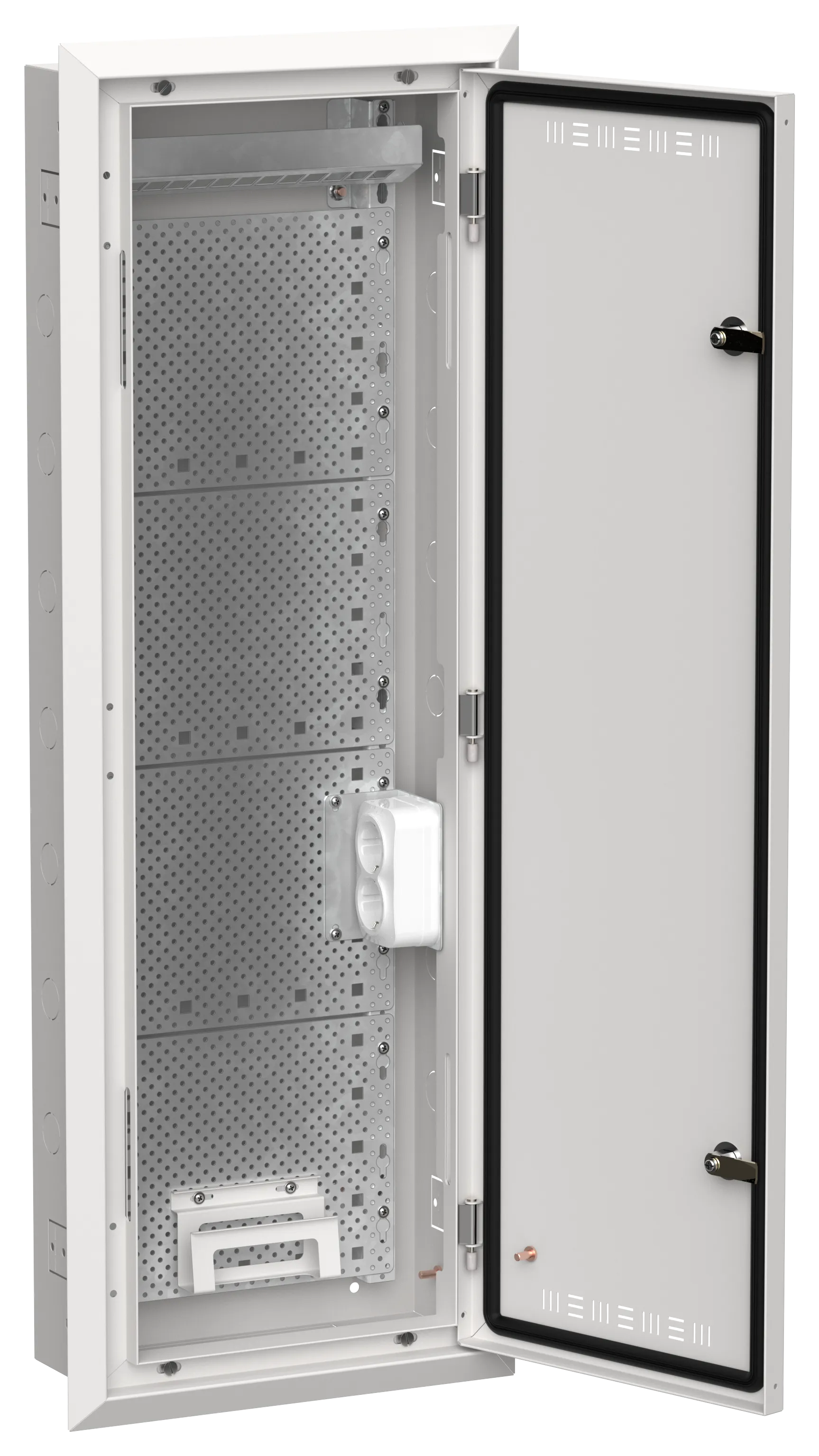 TITAN 5 Корпус мультимедиа ЩРв-72 (1х72) 1005х365х130мм IP30 белый IEK TI5-51-V-072-30