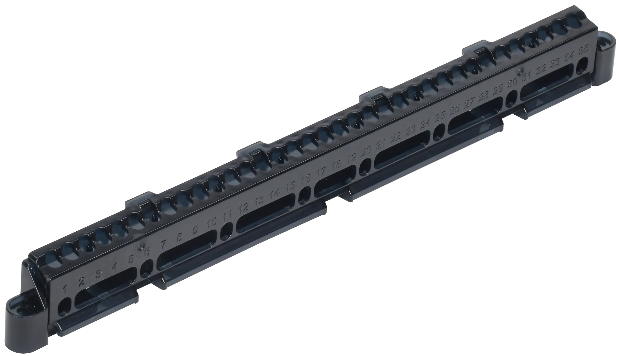 TEKFOR Суппорт для шин в корпус (ширина 12 модулей) IEK TF-KP00D-S-12