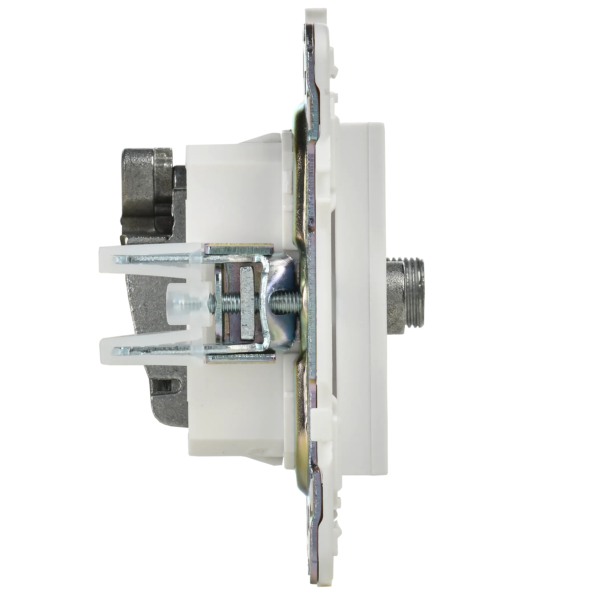 SKANDY Розетка двойная TV+SAT SK-A13W арктический белый IEK - Фото 7