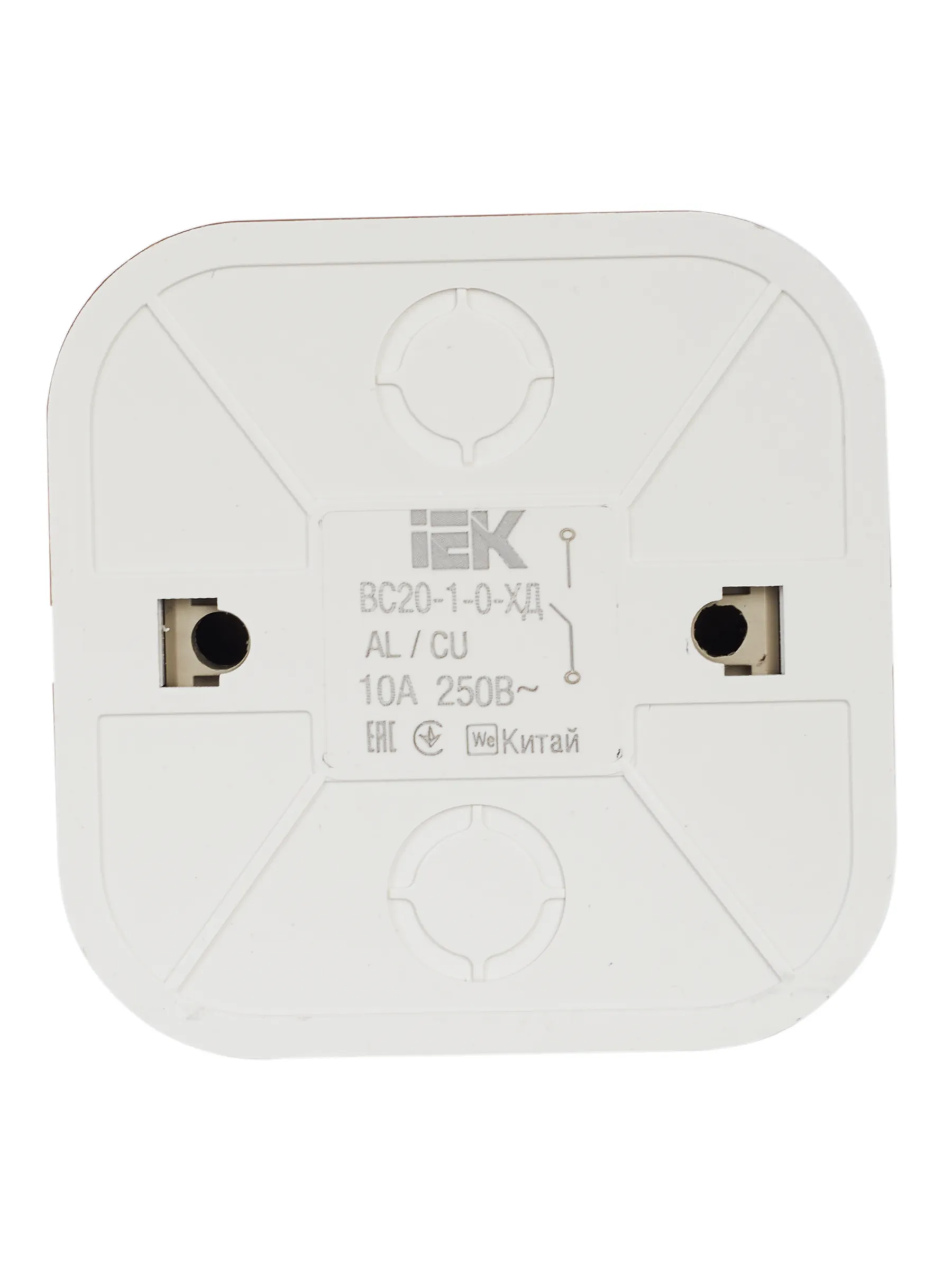 GLORY Выключатель 1-клавишный для открытой установки ВС20-1-0-ХД дуб IEK - Фото 4