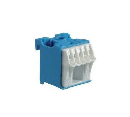 Клемма QuickConnect (1x16 + 5х4), ширина 30 мм // Hager (Цвет - Синий)