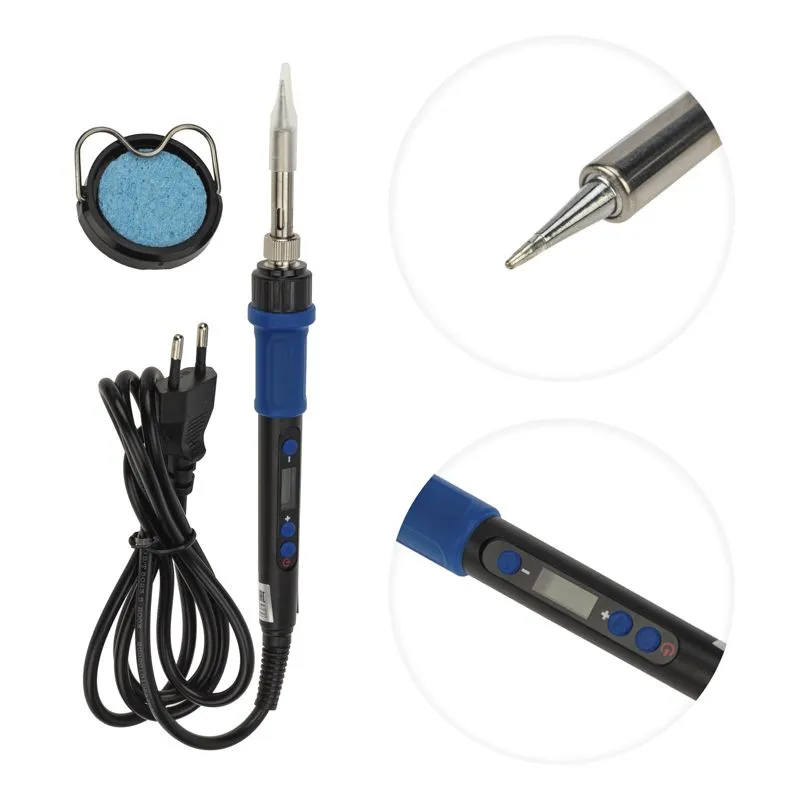 Паяльник цифровой, с керам. нагревателем, 65Вт, 220В, темп. 200-500 °C REXANT - Фото 3