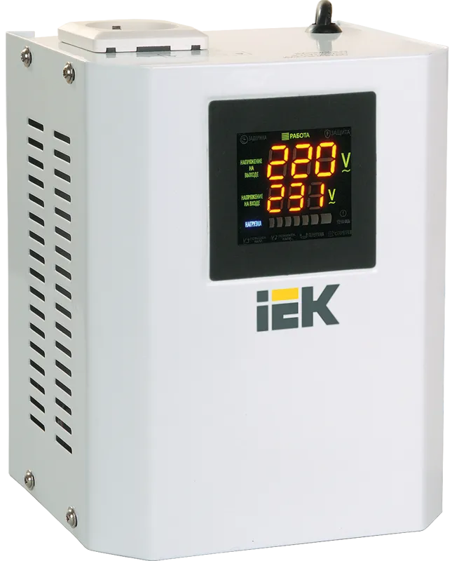 Стабилизатор напряжения настенный BOILER 0,5кВА IEK