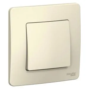 Выключатель 1-кл. СП Blanca 10А IP20 (сх. 1) 250В молочн. SE BLNVS010102 1210294