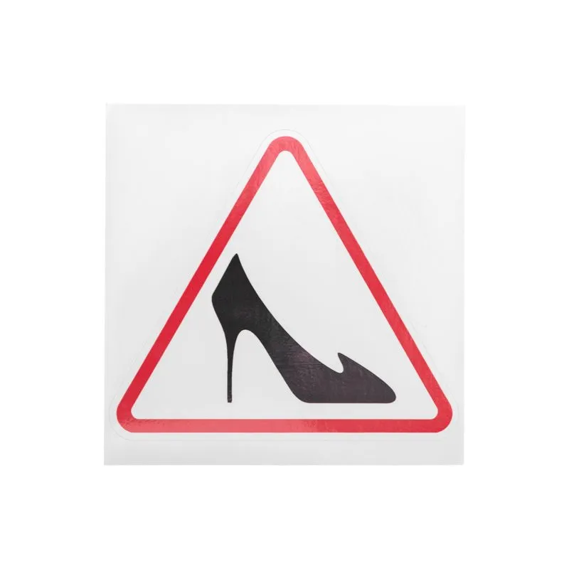 Наклейка  автомобильная "Дама за рулем" 150*150 мм REXANT 56-0044