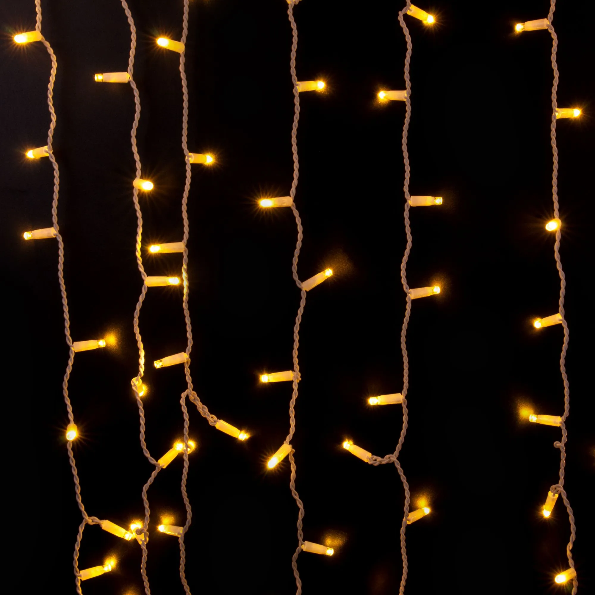 Праздничная гирлянда занавес теплый белый с эффектом мерцания 2*3м IP65 200-101 Elektrostandard Euro - Фото 3