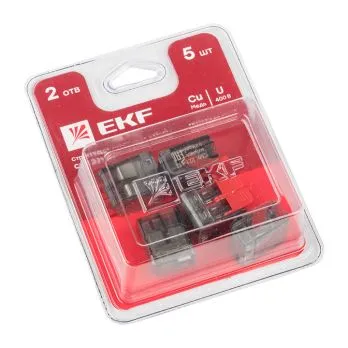 Клемма СМК 221-412 блистер (5шт.) EKF
