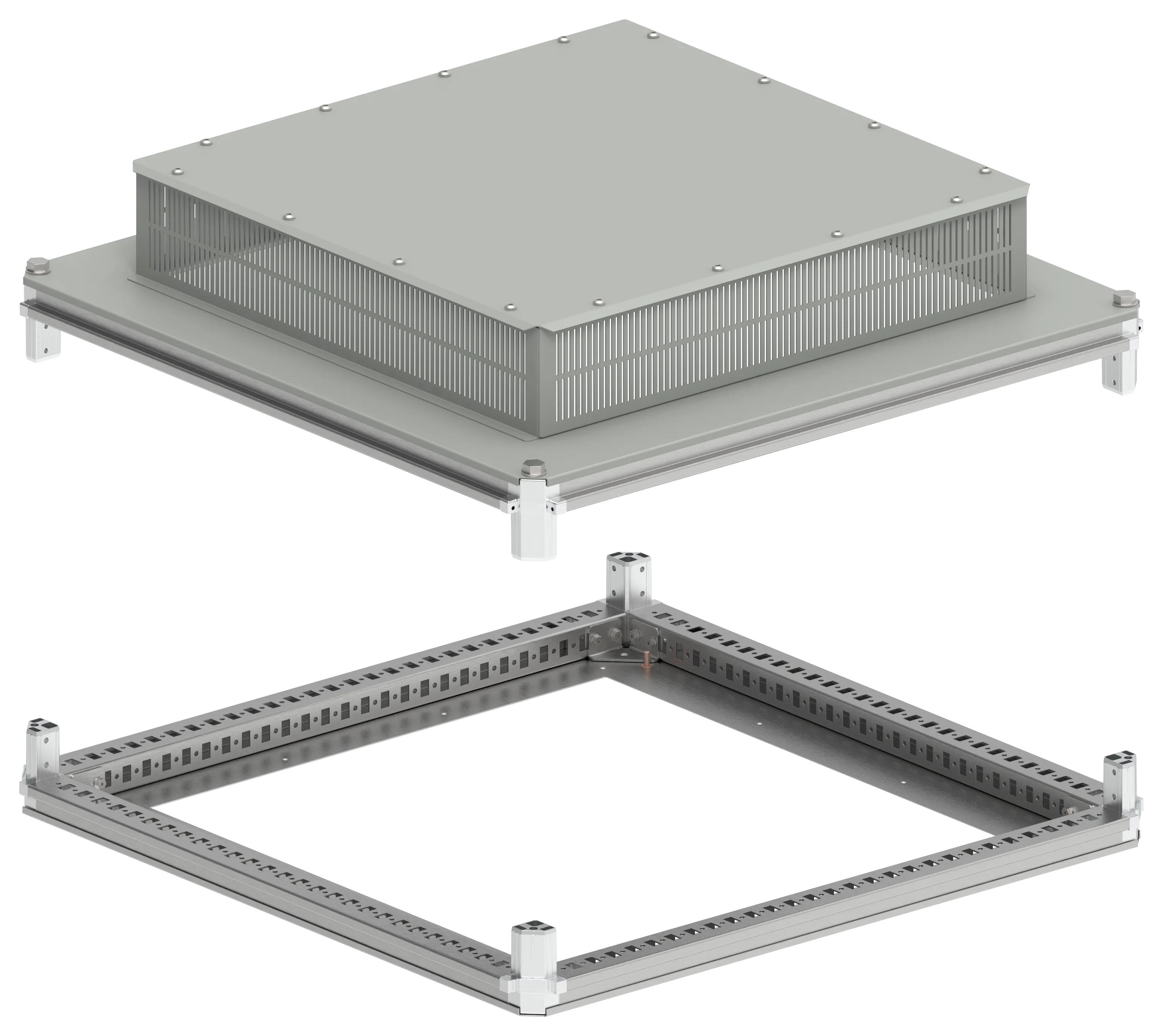 FORMAT Крыша и основание (под фланец) 800х800мм IP31 IEK FO-00-KOF-080-080-31