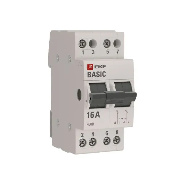 Трехпоз. перекл. 2P 16А Basic - Фото 4