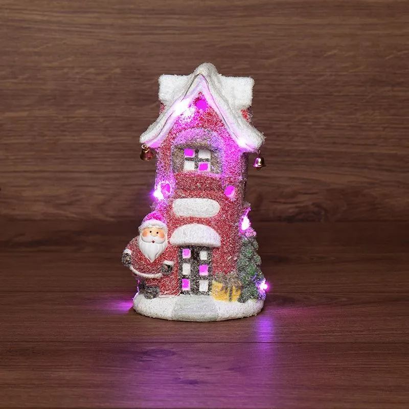 Керамическая фигурка Красный домик 11,5х8,5х20,4 см 505-026