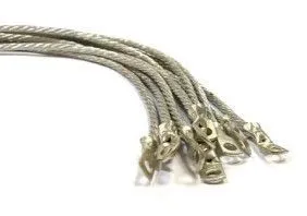 Проводник заземляющий  П-300 S= 6 мм (с двумя након.) ЗЭТАРУС