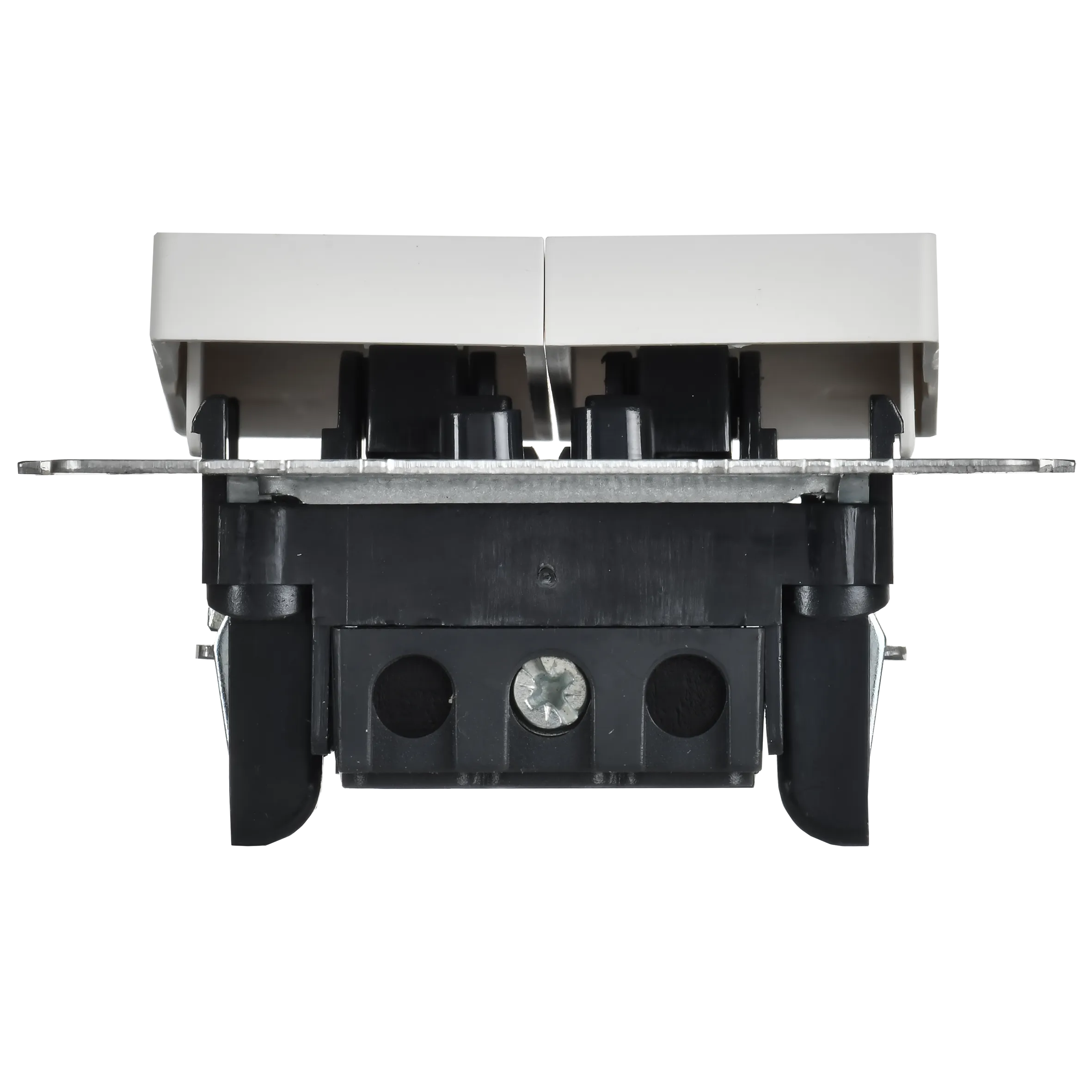 BRITE Выключатель жалюзи 10А ВС10-1-5-БрАБ арктический белый IEK - Фото 3