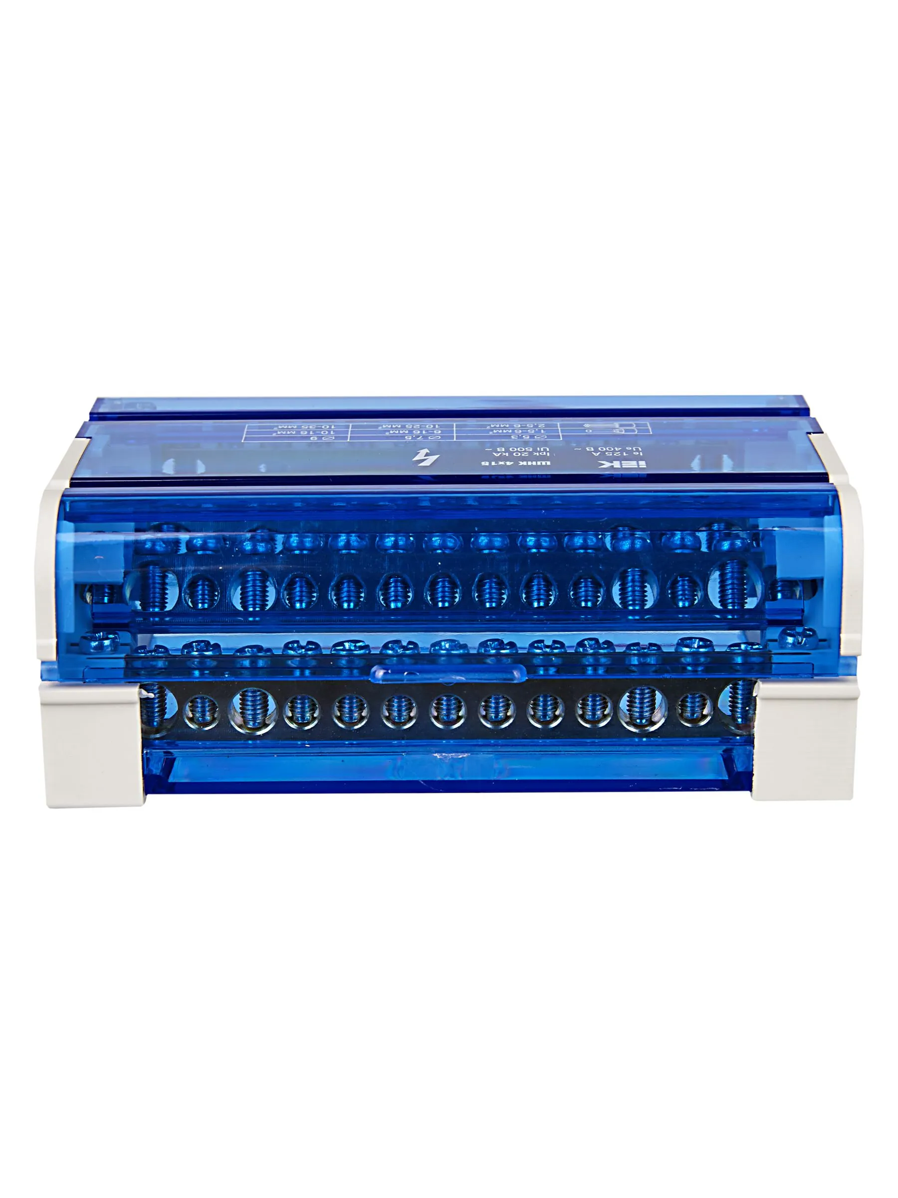 Шины на DIN-рейку в корпусе (кросс-модуль) ШНК 4х15 3L+PEN IEK - Фото 7