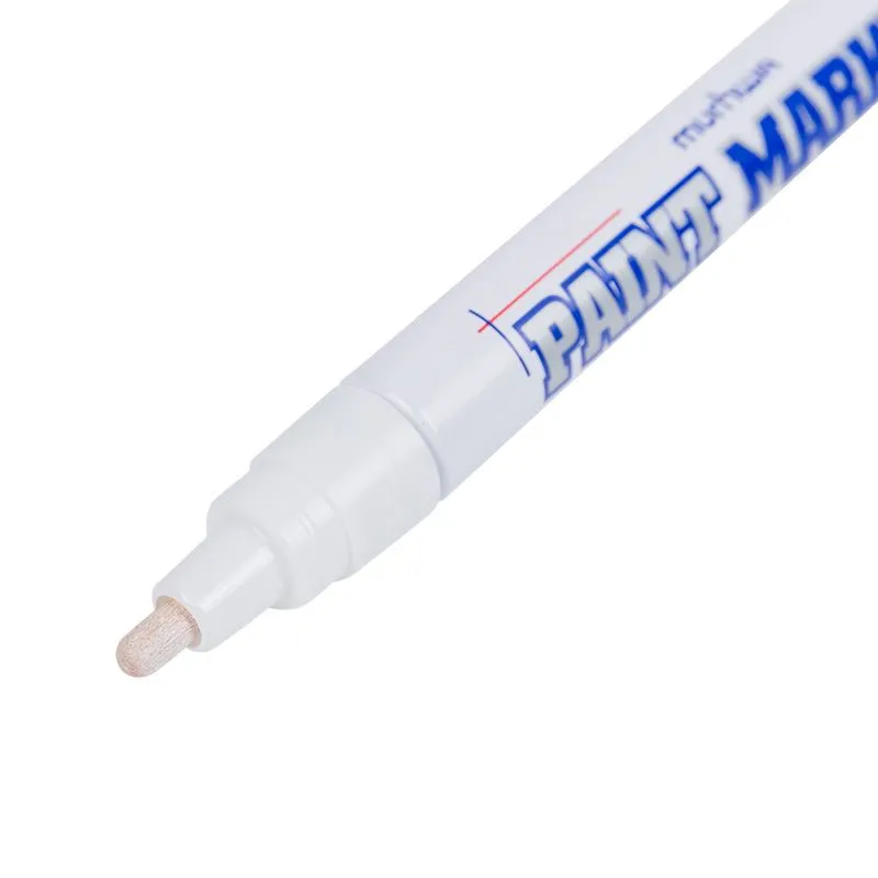 Маркер-краска 4мм, нитрооснова, белый MunHwa - Фото 2