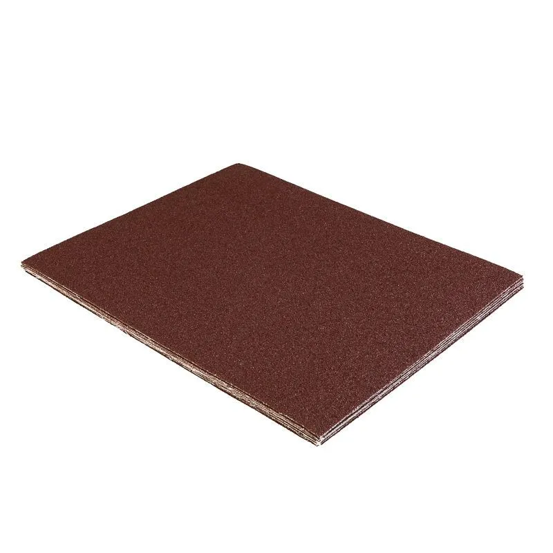 Шкурки шлифовальные в листах на тканевой основе, водостойкие 230х280мм, Р60 (10 шт/уп) KRANZ