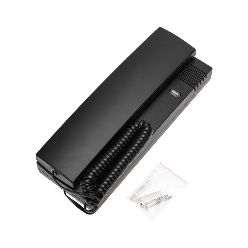 Трубка домофона с индикатором и регулировкой звука RX-320, черная REXANT - Фото 2