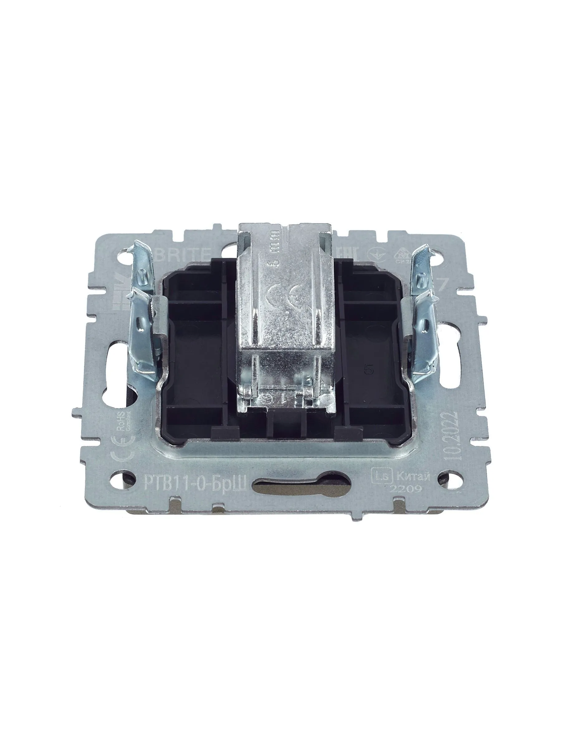 BRITE Розетка TV оконечная РТВ11-0-БрШ шампань IEK - Фото 8